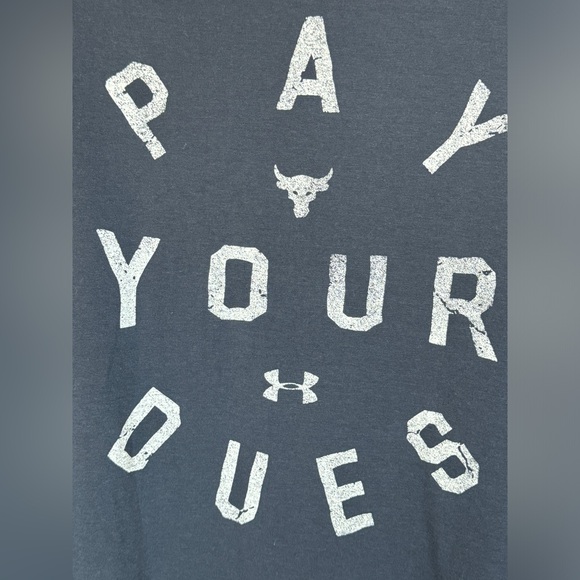 Men’s Project Rock Long Sleeve Loose HeatGear Graphic T- Sz Medium - Picture 3 of 7